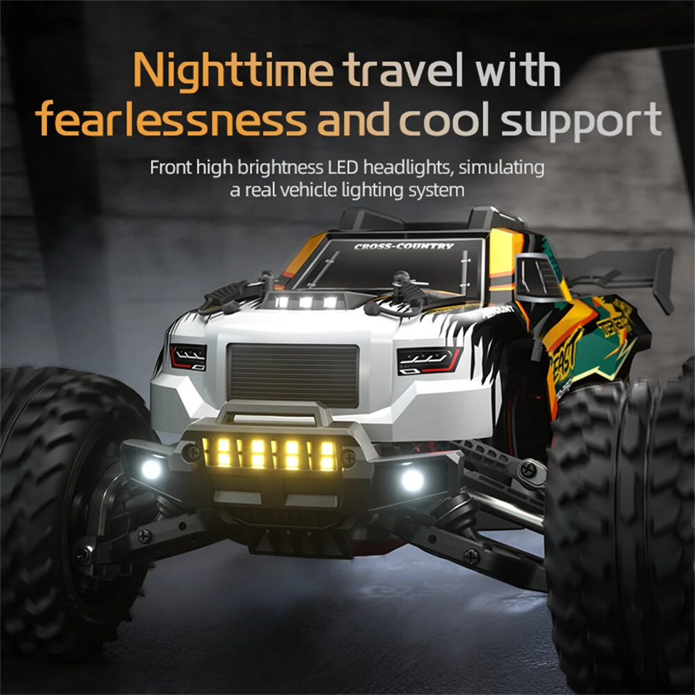 ZLL SG110PRO RTR 1/10 2.4G 4WD 40km/h RC Car High Speed Off-Road Truck LED Light Metal Dogbone Oil Shocks Vehicles Models Toys — view 4