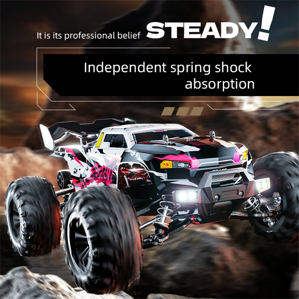 ZLL SG618 MAX RTR 1/16 2.4G 4WD 80km/h Brushless RC Car LED Light Off-Road Climbing Truck High Speed Full Proportional Control Metal Differential Drive Shaft Vehicles Model Toys — view 5