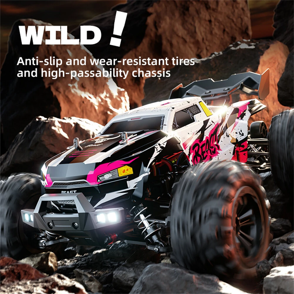 ZLL SG618 MAX RTR 1/16 2.4G 4WD 80km/h Brushless RC Car LED Light Off-Road Climbing Truck High Speed Full Proportional Control Metal Differential Drive Shaft Vehicles Model Toys — view 6