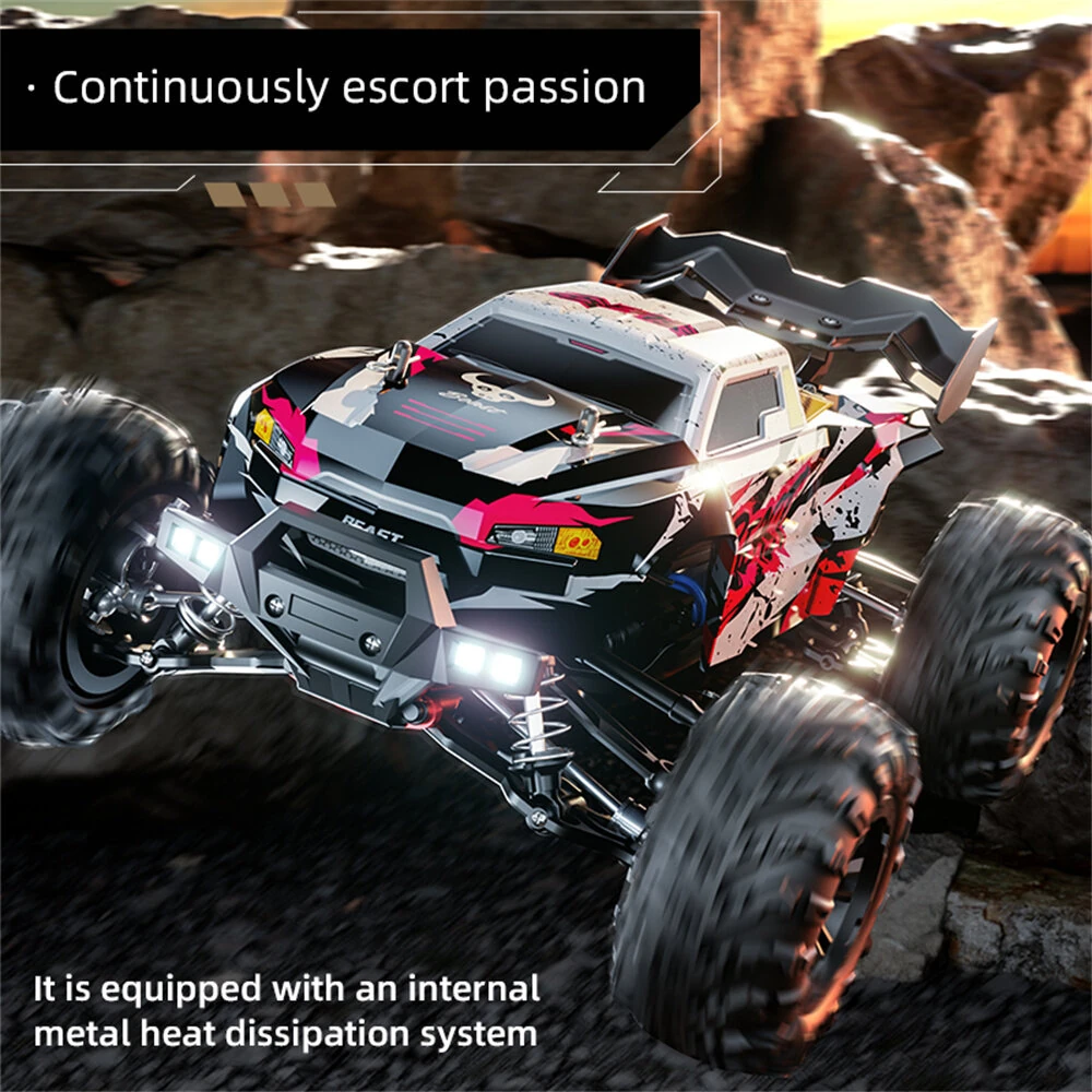 ZLL SG618 MAX RTR 1/16 2.4G 4WD 80km/h Brushless RC Car LED Light Off-Road Climbing Truck High Speed Full Proportional Control Metal Differential Drive Shaft Vehicles Model Toys — view 8