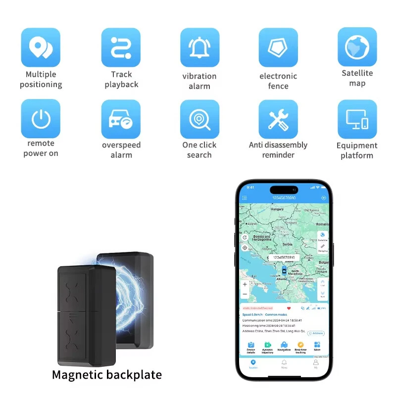 Zoobii Magnetic 4G LTE Mini GPS Tracker Strong C3R Real-Time Tracking Device With Long Standby Battery For Car Vehicle Asset — view 3